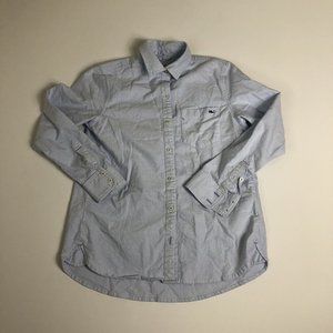 Vineyard Vines Oxford Striped Button Down Size 0 Classic Preppy‎ Work Casual K38